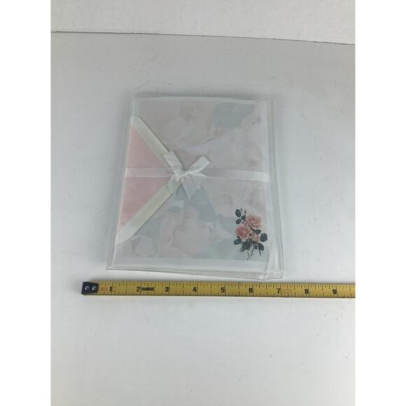Vintage Rose Floral Ensemble Stationary Set Note Cards Stuart Hall 24 SHEETS 6” - Picture 3 of 4